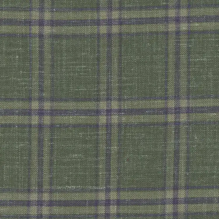 Olive Green with Yellow and Black Check