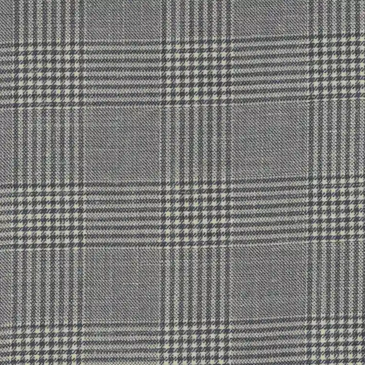Gray and Beige Check