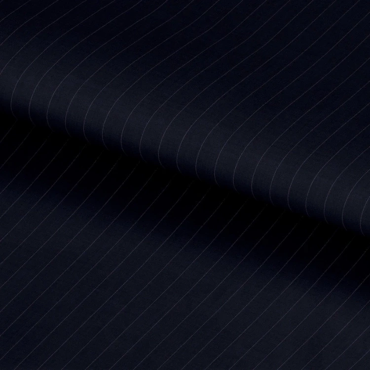 Navy Blue Pinstripes
