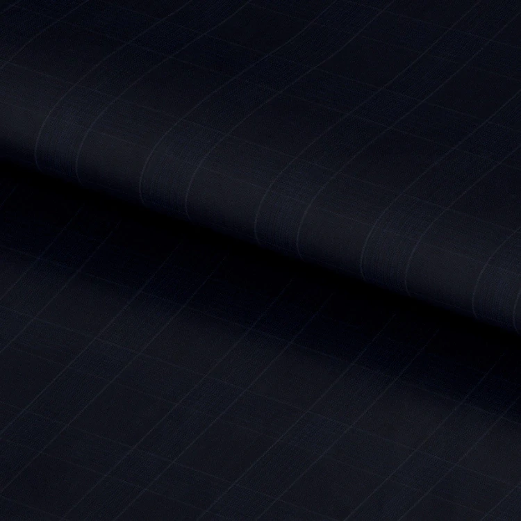 Navy Blue Windowpane
