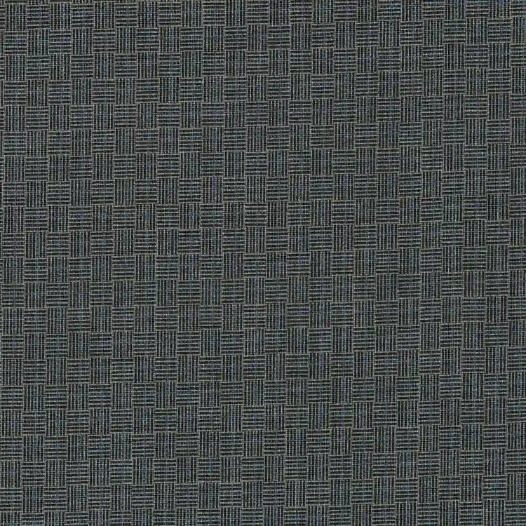 Black and Gray with Blue Basket Weave Pattern