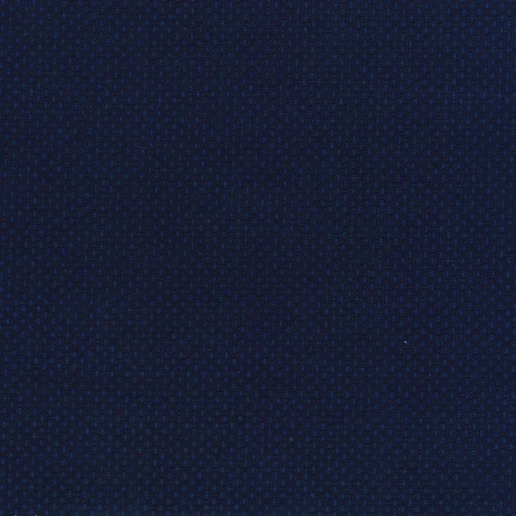 Navy Blue Hopsack Weave Pattern