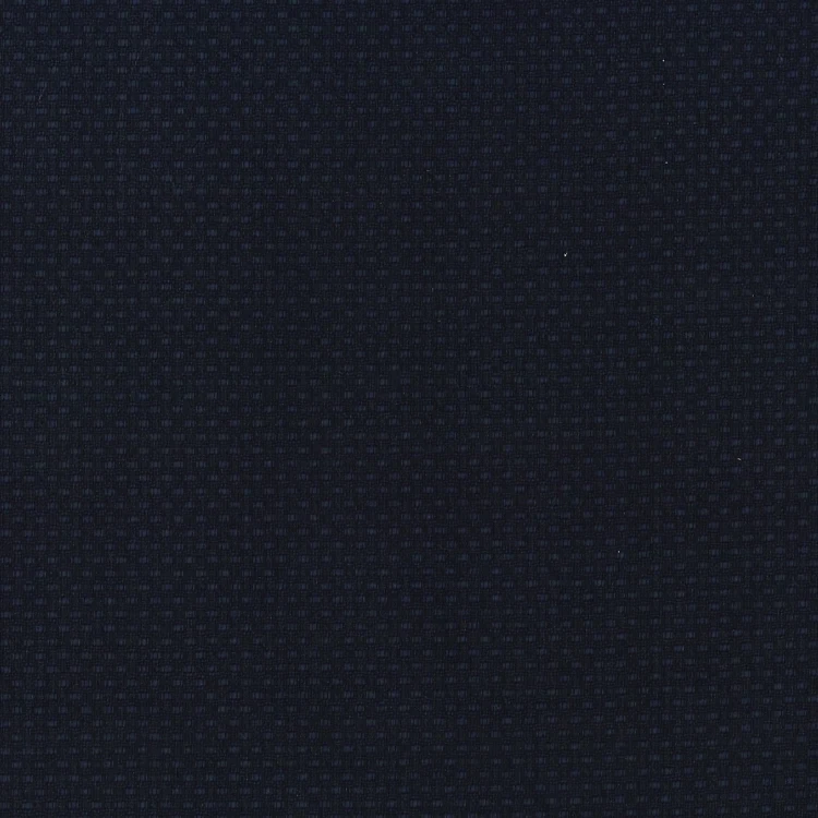 Midnight Blue Hopsack Weave Pattern