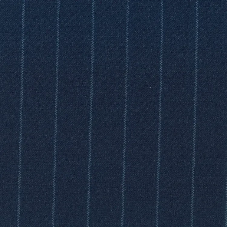 Classic Blue with Light Blue Chalk Stripe