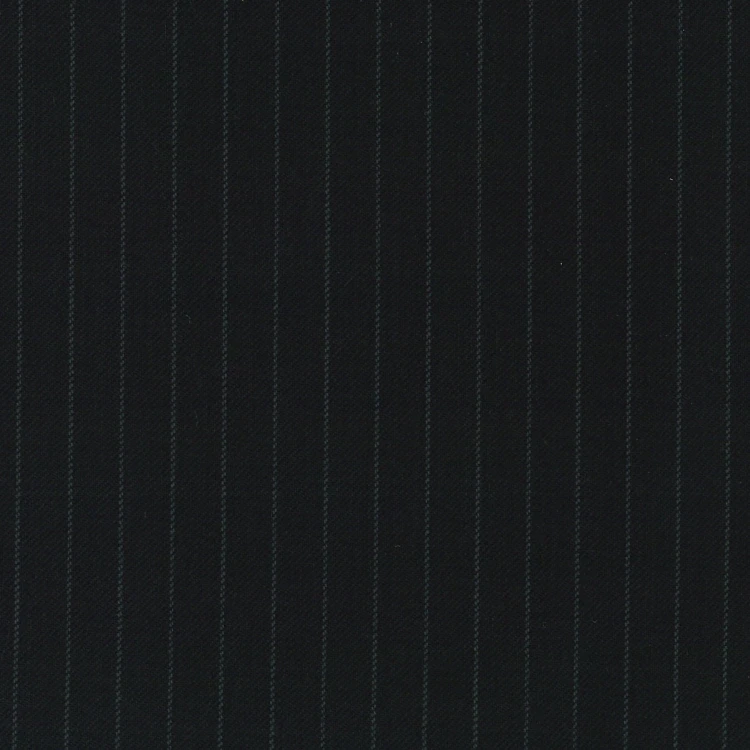 Black with Gray Pinstripe