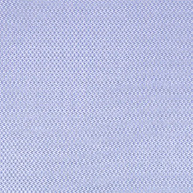 White and Light Blue Diamond Texture Shirt Fabric