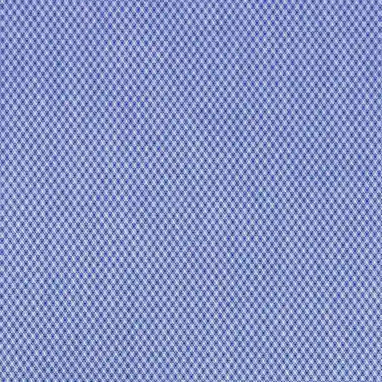 White and Navy Diamond Texture Shirt Fabric