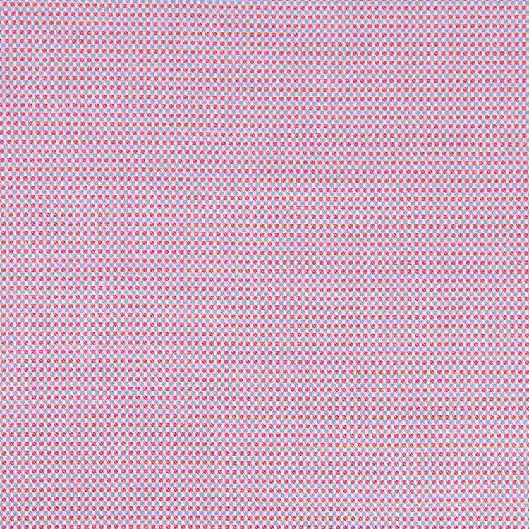 Red, Blue and White Micro Check Shirt Fabric
