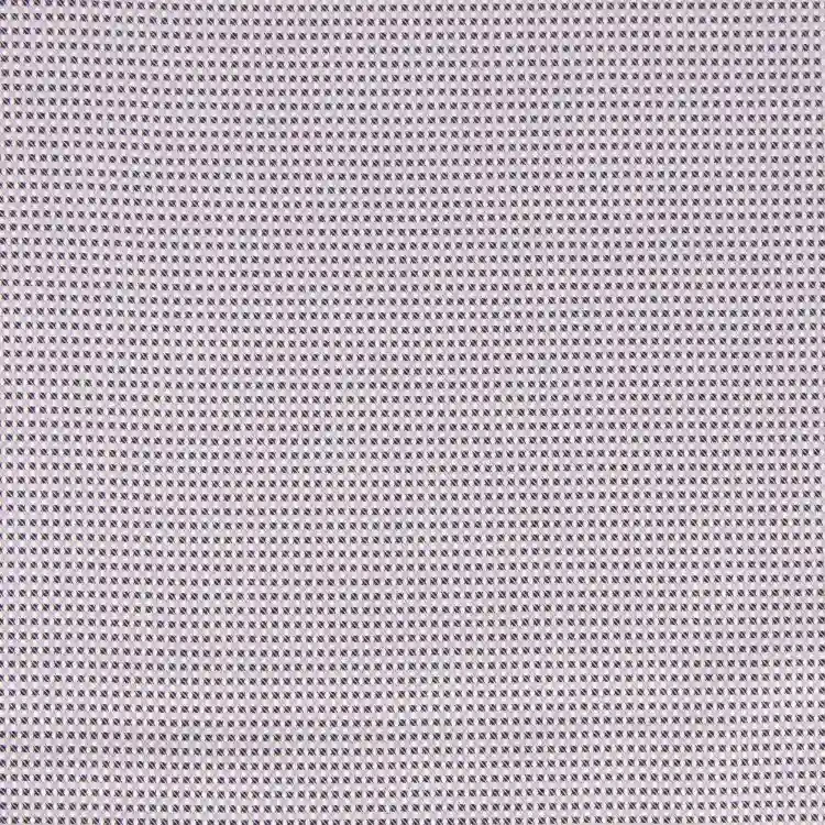 Black, Gray and White Micro Check Shirt Fabric