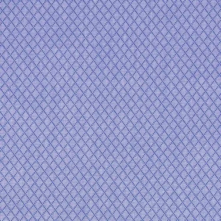 Blue Diamond Texture Shirt Fabric