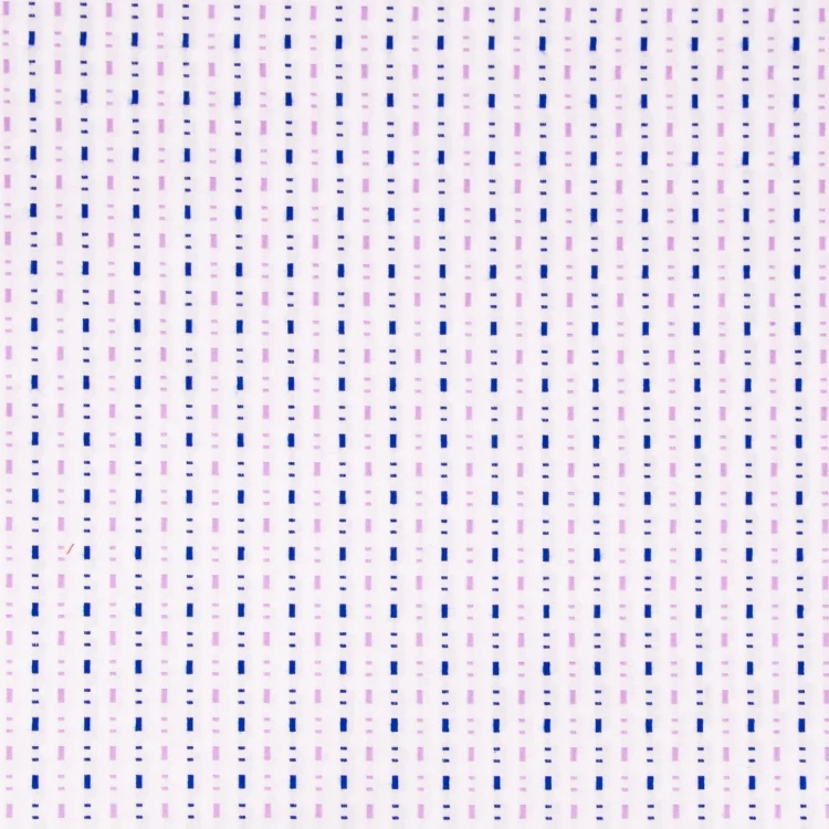 White with Purple and Navy Texture Shirt Fabric