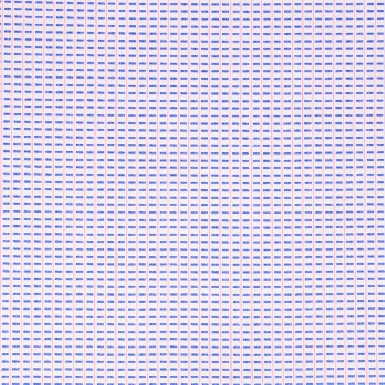 Pink Stripe On Blue Pattern Shirt Fabric