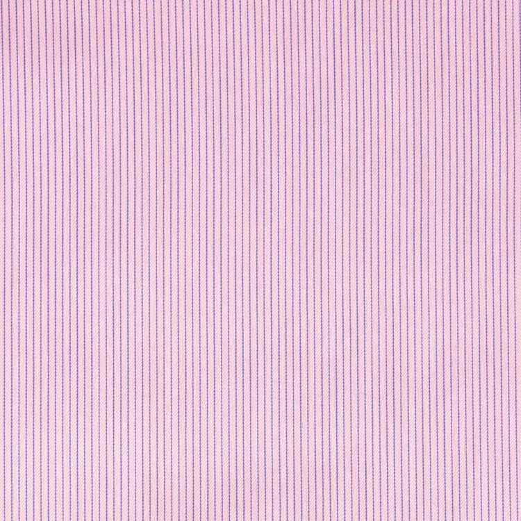 Pink with Blue Stripe Shirt Fabric