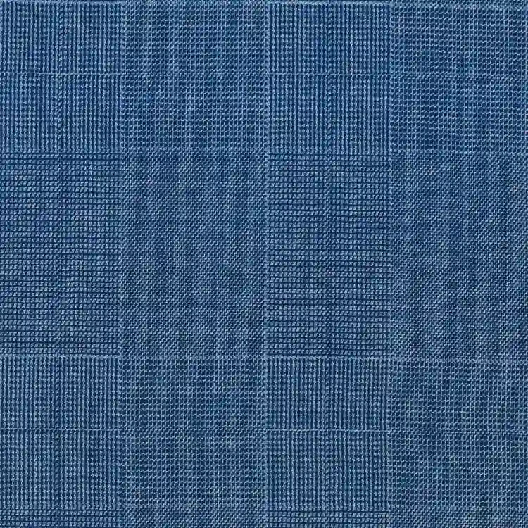 Light Blue with Navy Windowpane