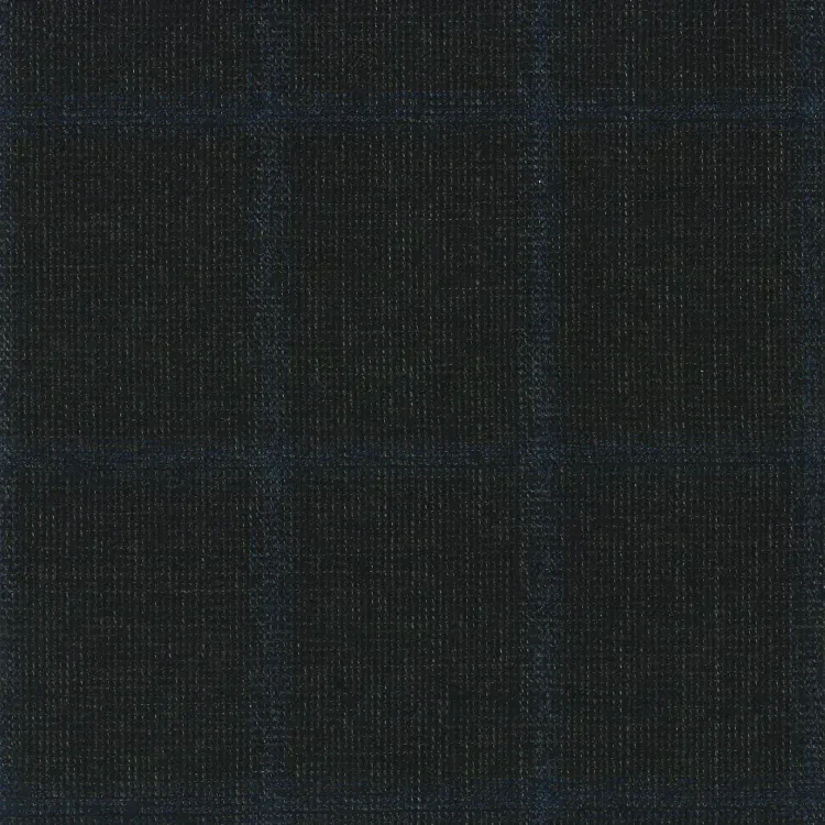 Dark Brown with Blue Windowpane