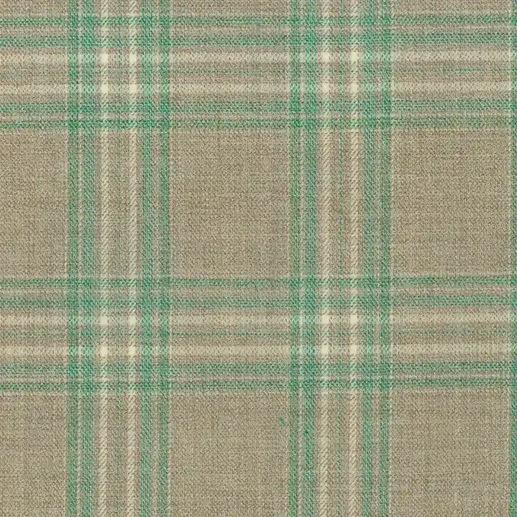 Light Brown with Light Green Check