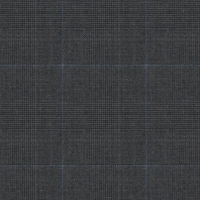 Gray Prince Of Wales With Blue Check