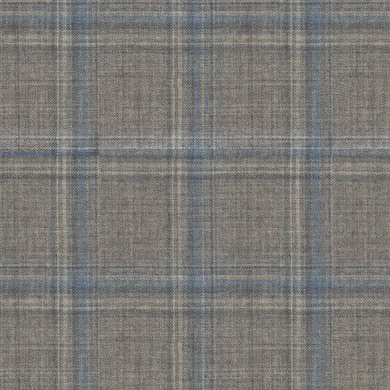 Natural Tan With Blue Check