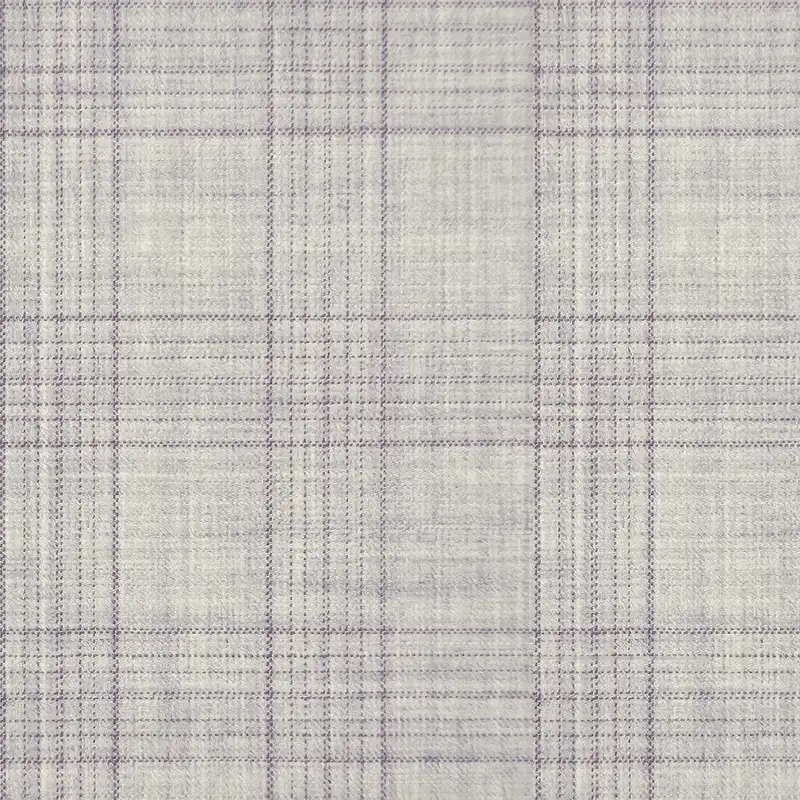 Silver Gray With Purple Check