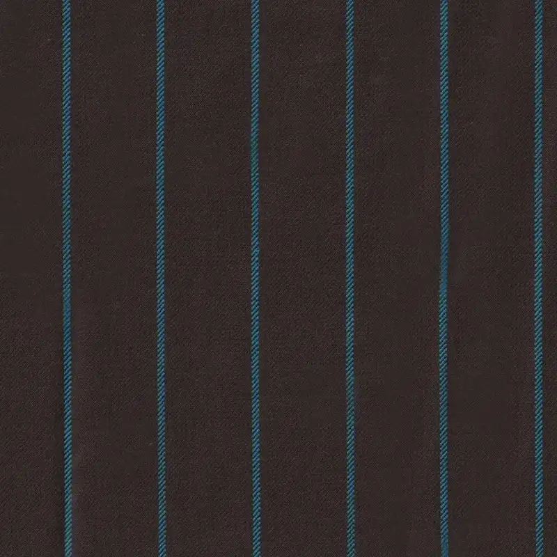 Brown With Turquoise Stripe