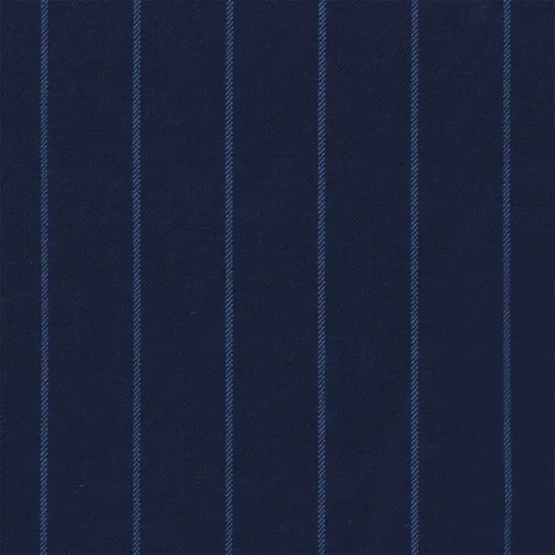 Blue With Light Blue Chalk Stripe