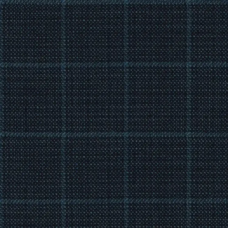 Navy Birdseye with Light Blue Window Pane
