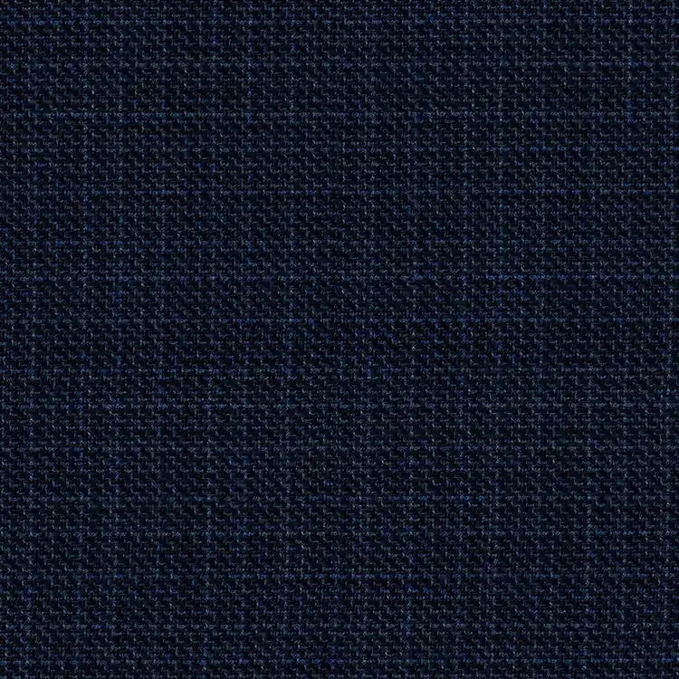 Light and Dark Blue Hopsack Melange