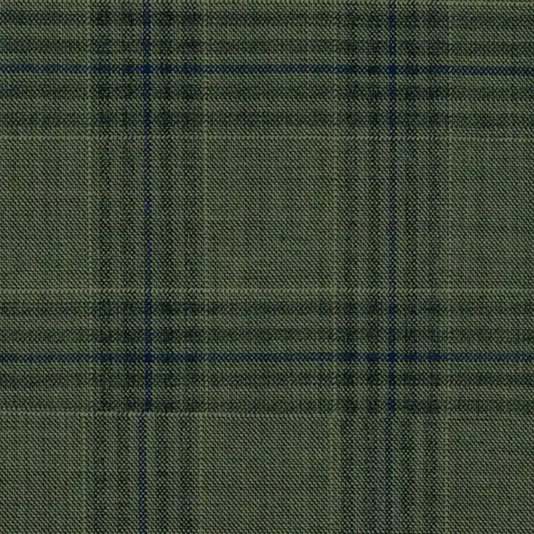 Green with Blue Plaid