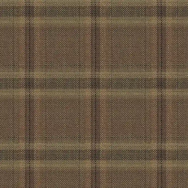 Light Brown with Sage Check