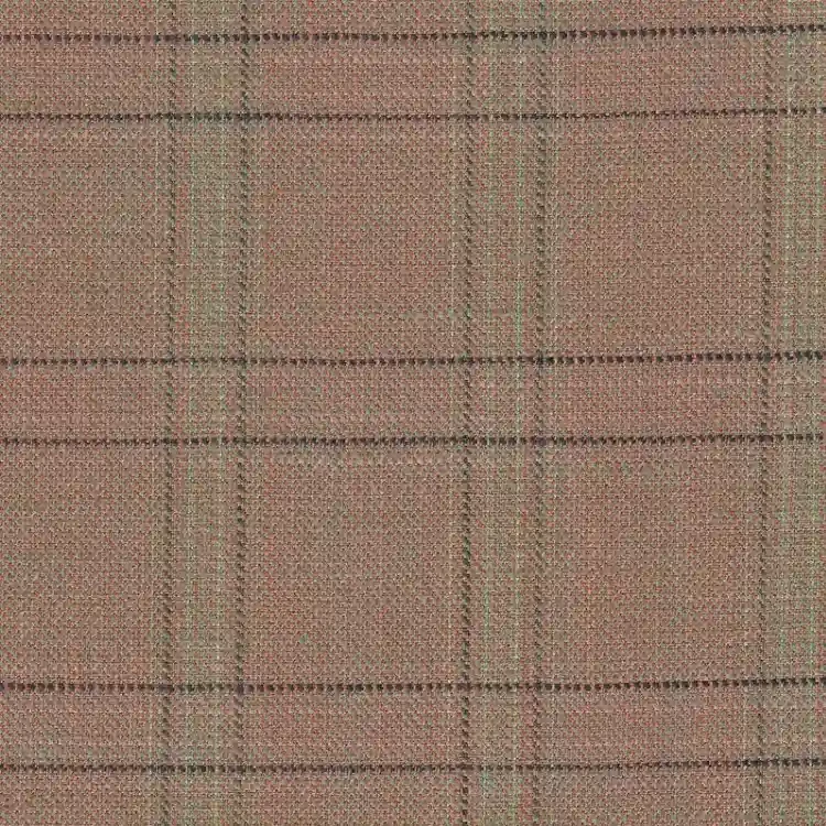 Salmon Pink with Green Check