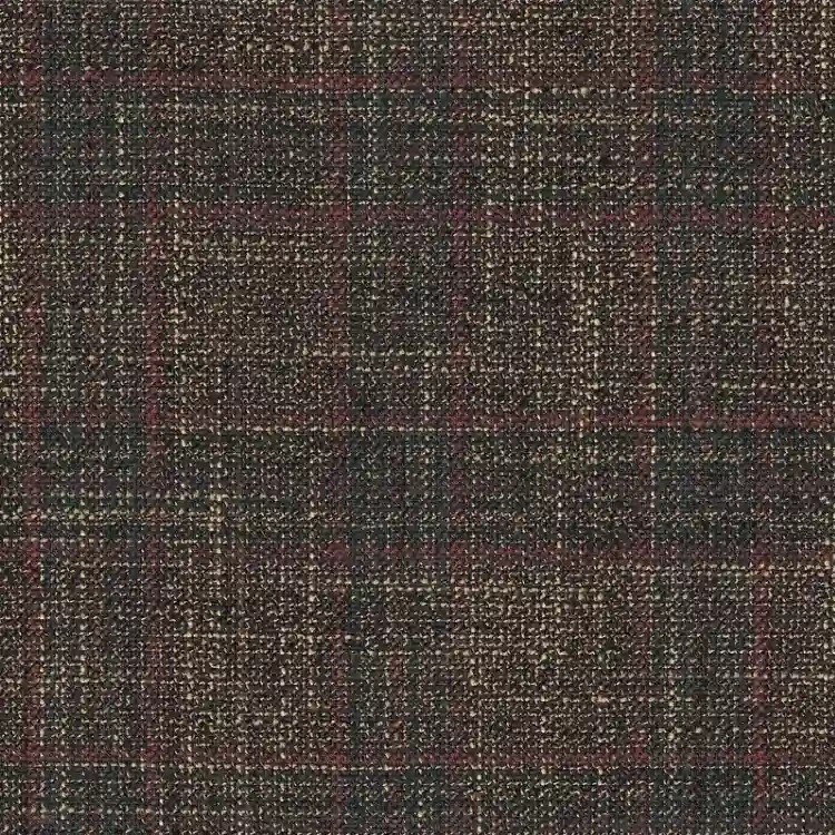 Tan and Maroon Check