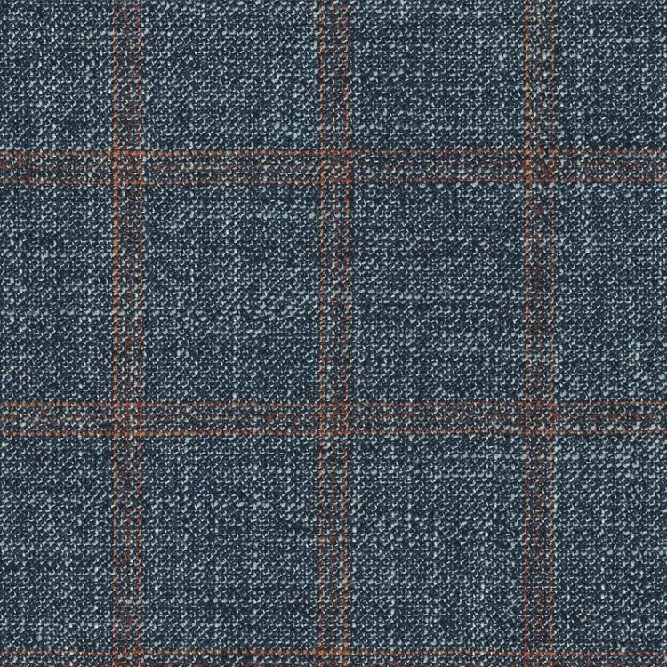 Navy with Salmon Check