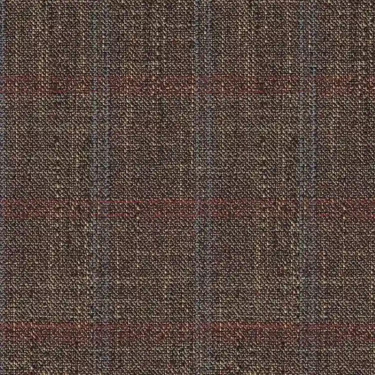 Plum with Red and Blue Check
