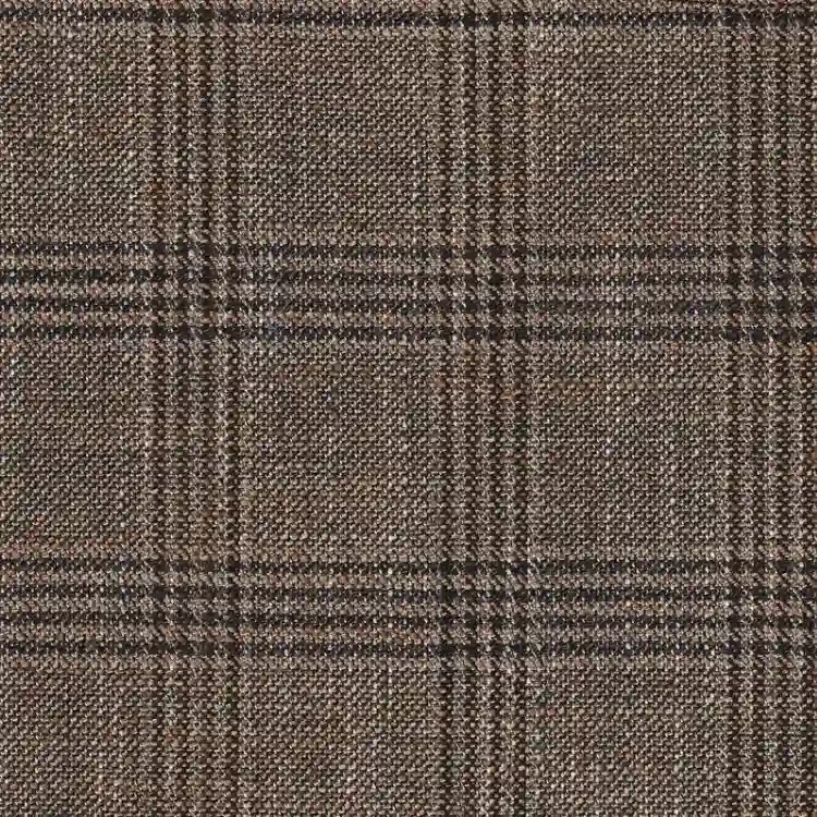Light Brown with Navy Check