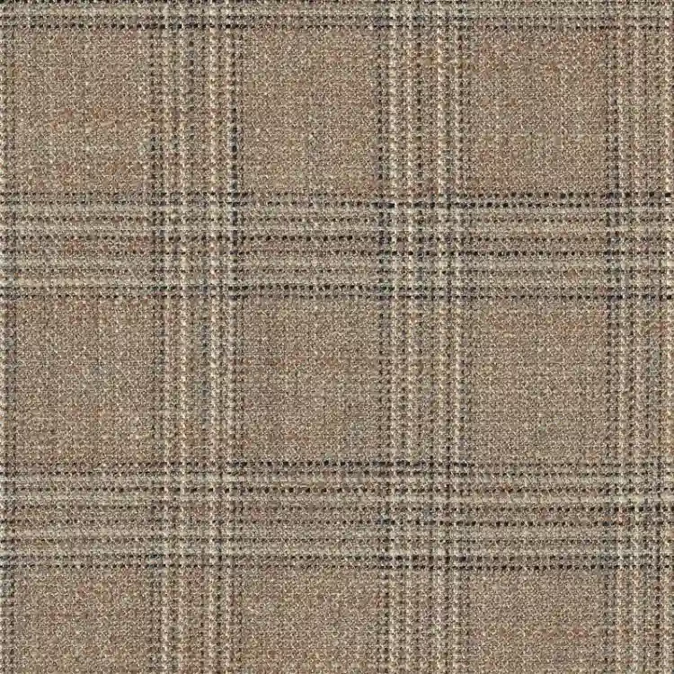 Tan with Navy Check