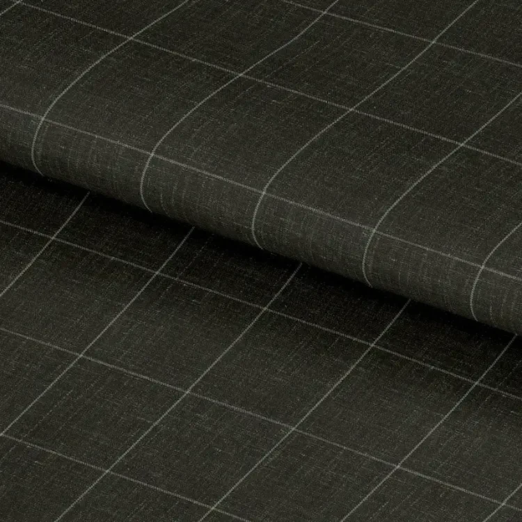 Green Gray with White Check