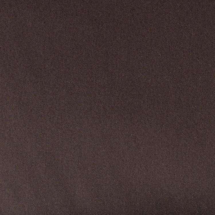 Silky Chocolate Brown Solid Shirt Fabric