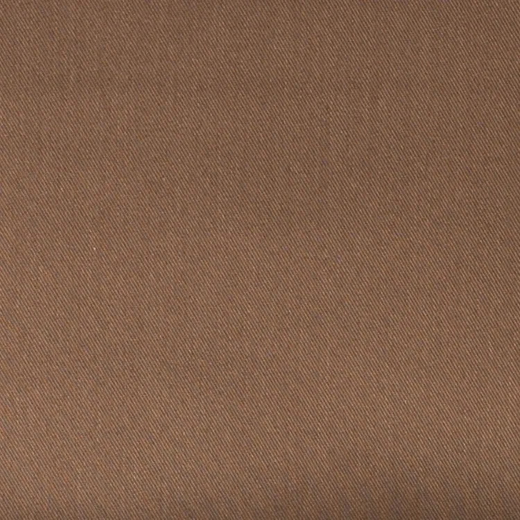 Silky Bronze Brown Solid Shirt Fabric