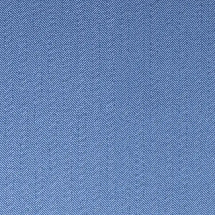Cornflower Blue Herringbone Shirt Fabric