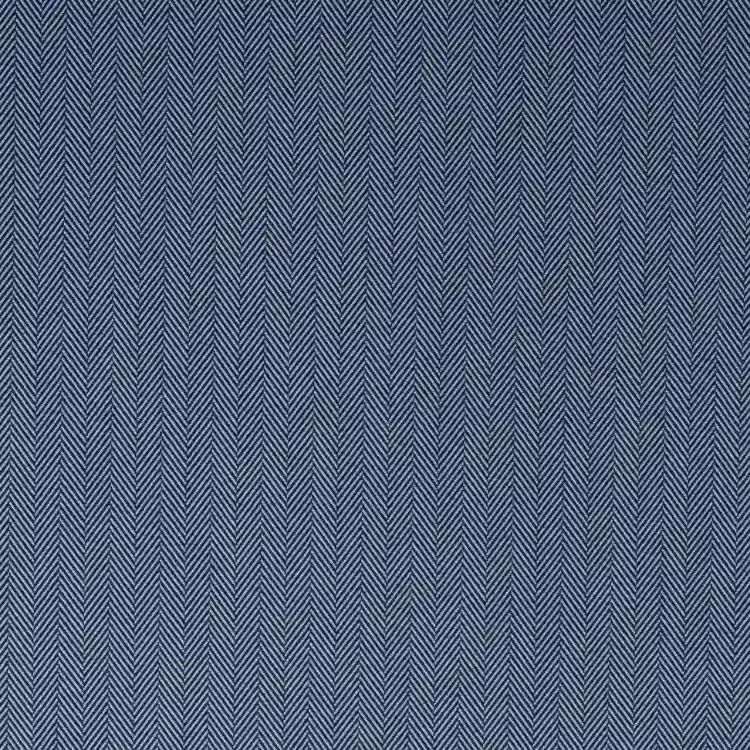 Deep Navy Herringbone Shirt Fabric
