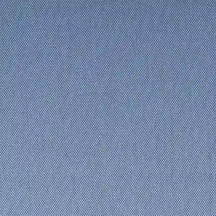 Steel Blue Micro Diamond Self Pattern Shirt Fabric