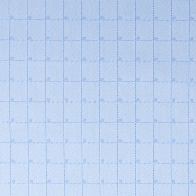 Light Blue Self Texture Shirt Fabric
