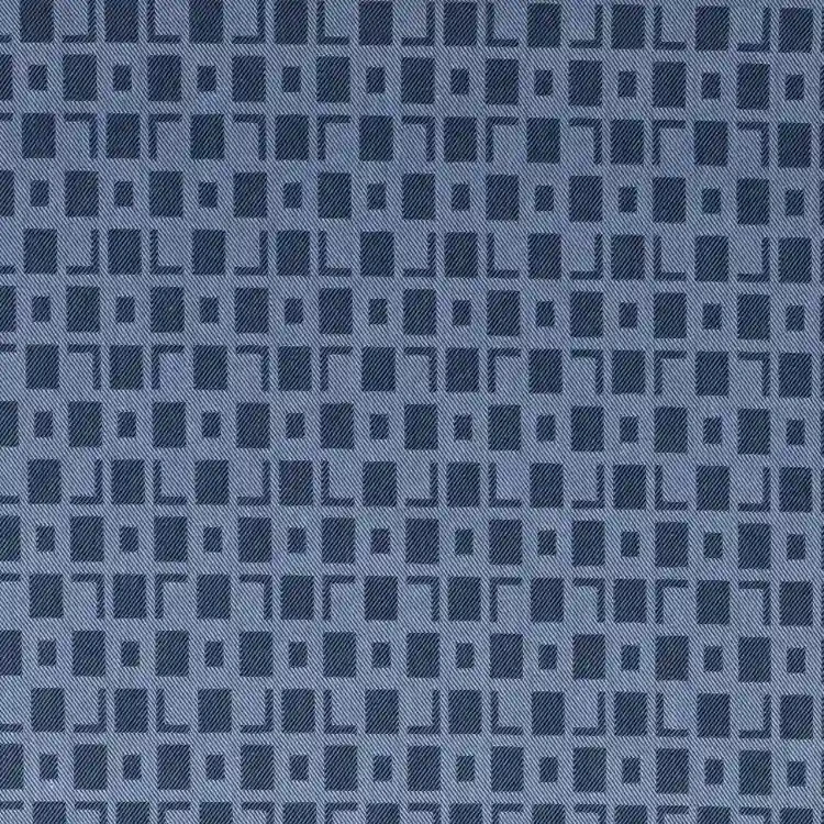 Steel Blue Self Texture Shirt Fabric
