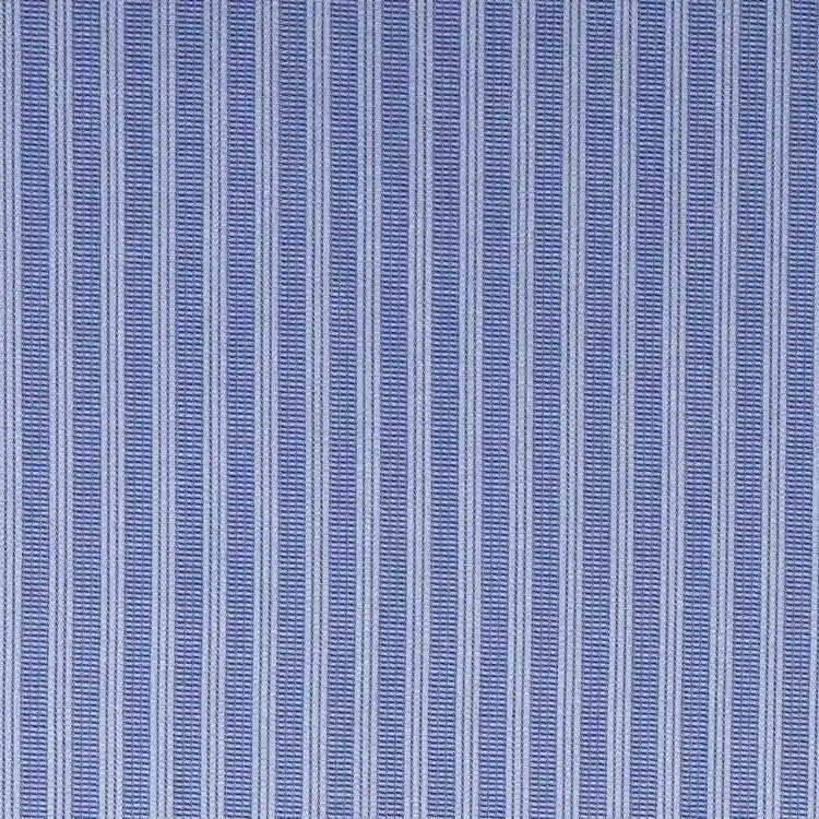 Blue Self Stripe Shirt Fabric