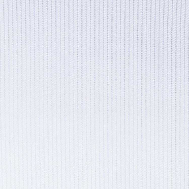 White Self Stripe Shirt Fabric