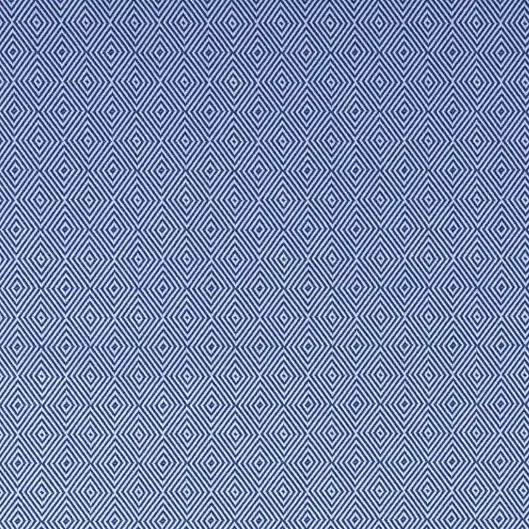 Blue Diamond Pattern Shirt Fabric
