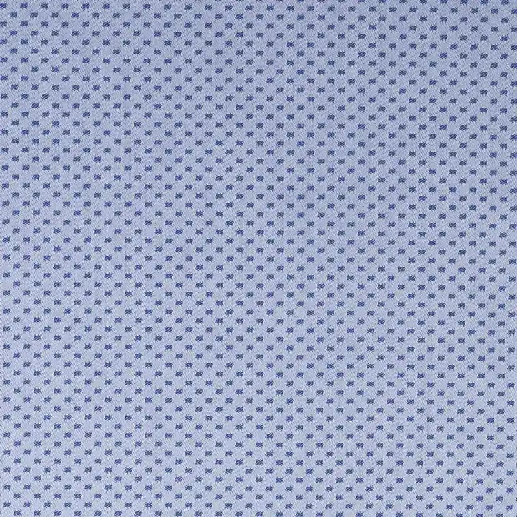 Blue Self Texture Shirt Fabric