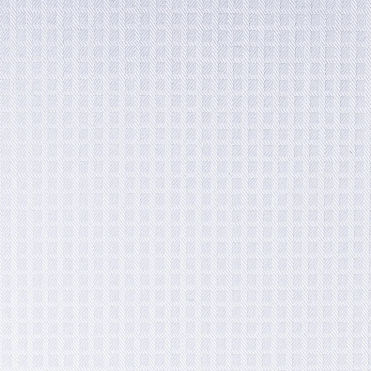 White Self Check Shirt Fabric