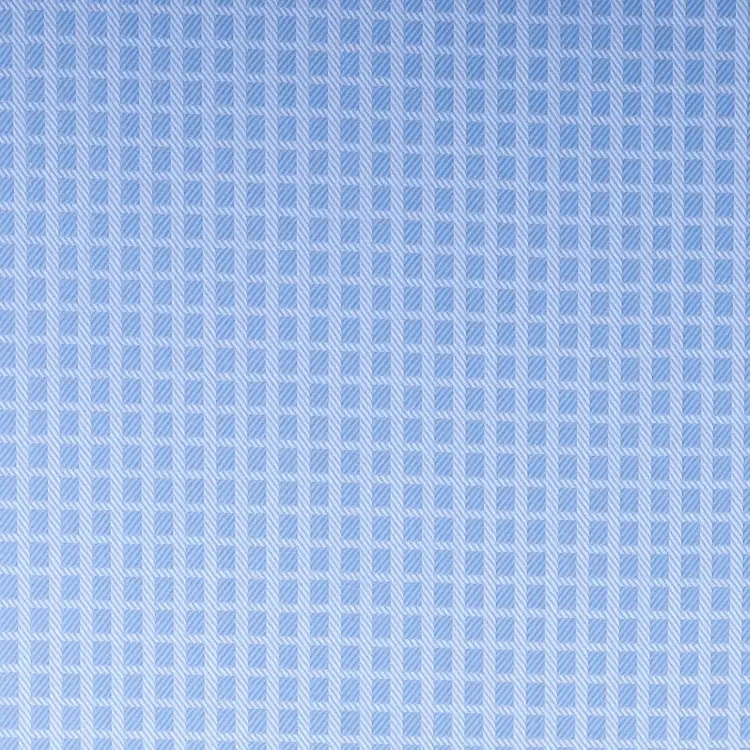 Light Blue Self Check Shirt Fabric