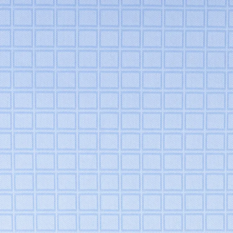 Light Blue Self Check Shirt Fabric